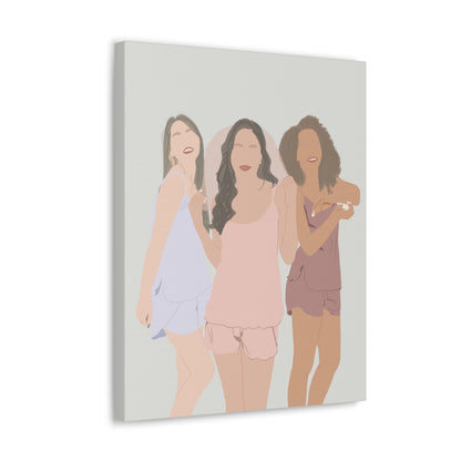 Custom Faceless Portrait from Photo Canvas Gallery Wraps