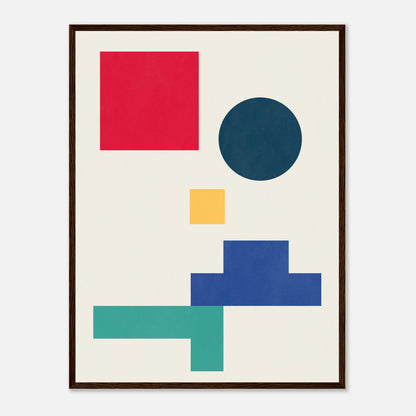 Abstract Geometric Wall Art Print