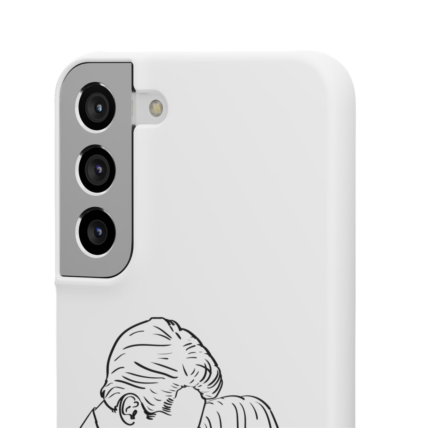 Custom Line Drawing Phone Snap Cases