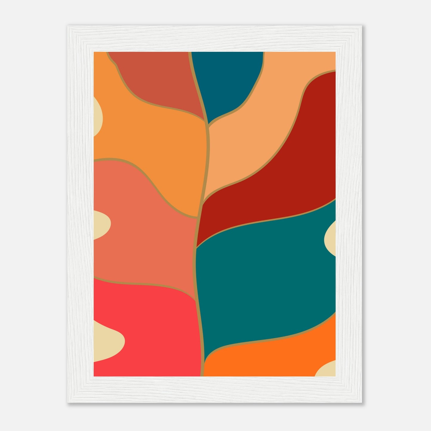 Abstract Monstera Wall Art Print