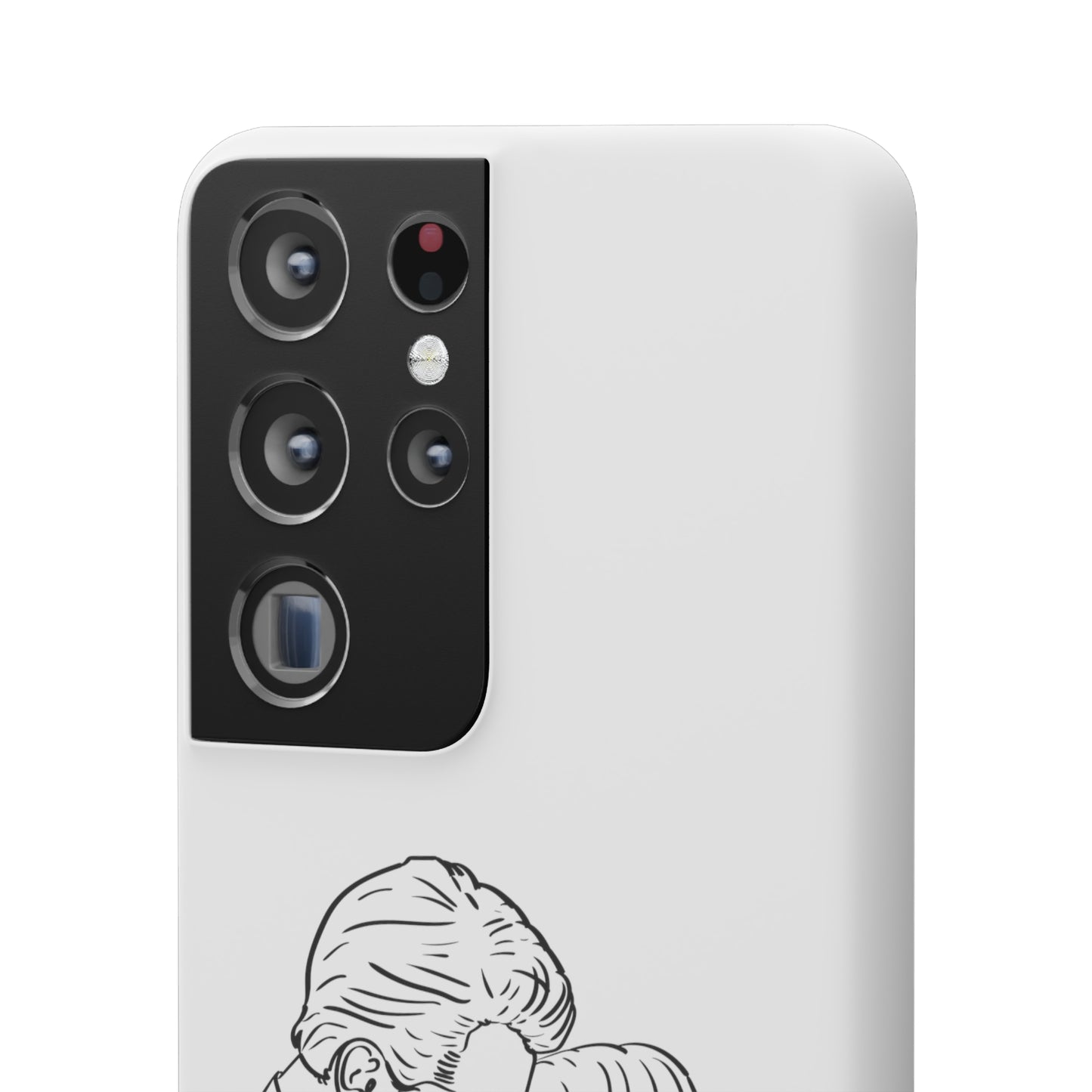 Custom Line Drawing Phone Snap Cases