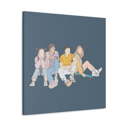 Custom Faceless Portrait from Photo Canvas Gallery Wraps