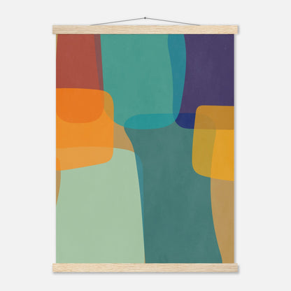 Abstract Color Block Wall art