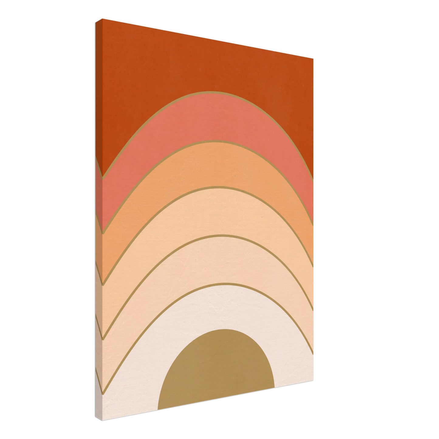 Abstract Gradient Sunrise Wall Art Print