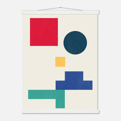 Abstract Geometric Wall Art Print