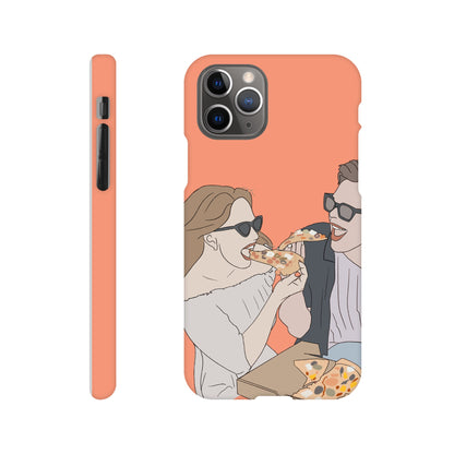 Couple Illustration Faceless Slim Phone Case