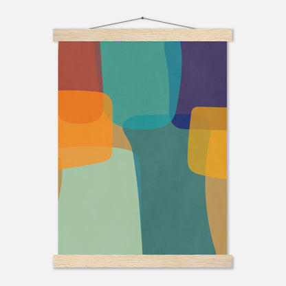 Abstract Color Block Wall art