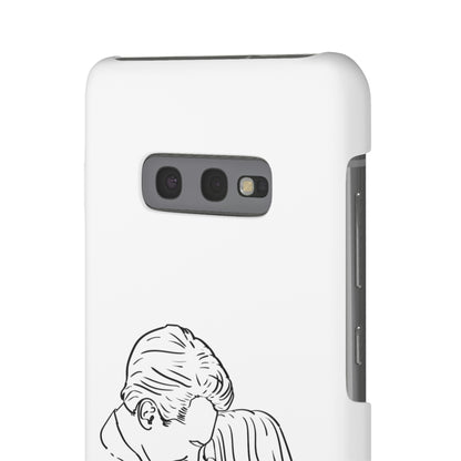 Custom Line Drawing Phone Snap Cases