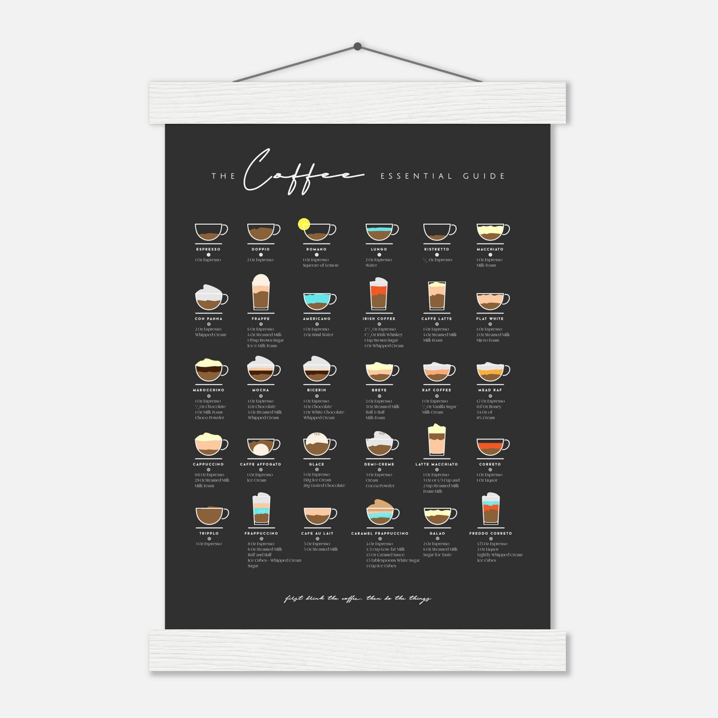 Coffee Lover Gift Bar Wall Art Decor