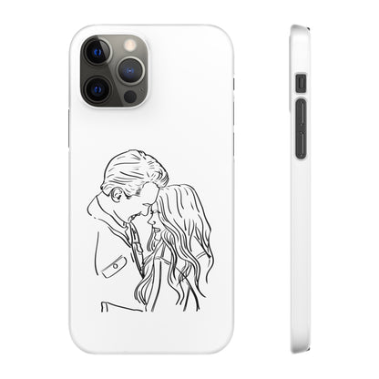 Custom Line Drawing Phone Snap Cases