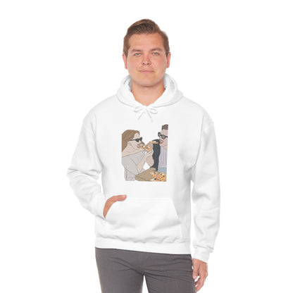 Custom Faceless Portrait Unisex Heavy Blend™ Hooded Sweatshirt