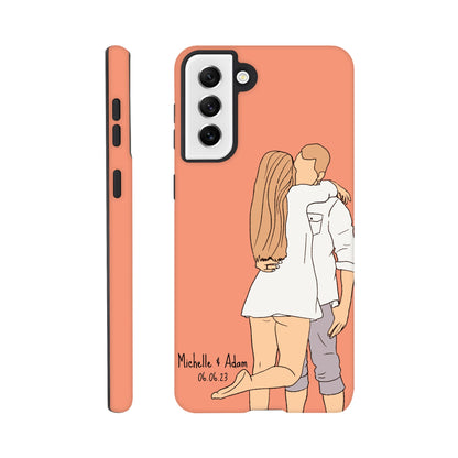 Custom Faceless Portrait Illustration Tough Phone cases