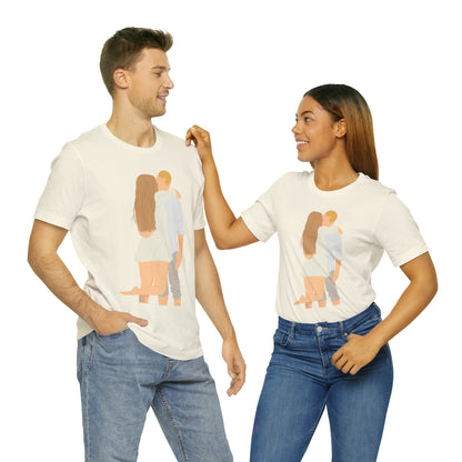 Custom Faceless Portrait Unisex Jersey Short Sleeve Tee