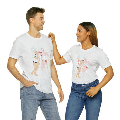 Custom Faceless Portrait Unisex Jersey Short Sleeve Tee