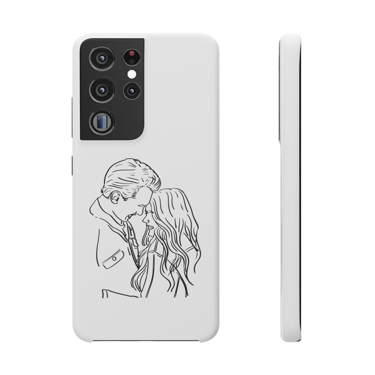 Custom Line Drawing Phone Snap Cases