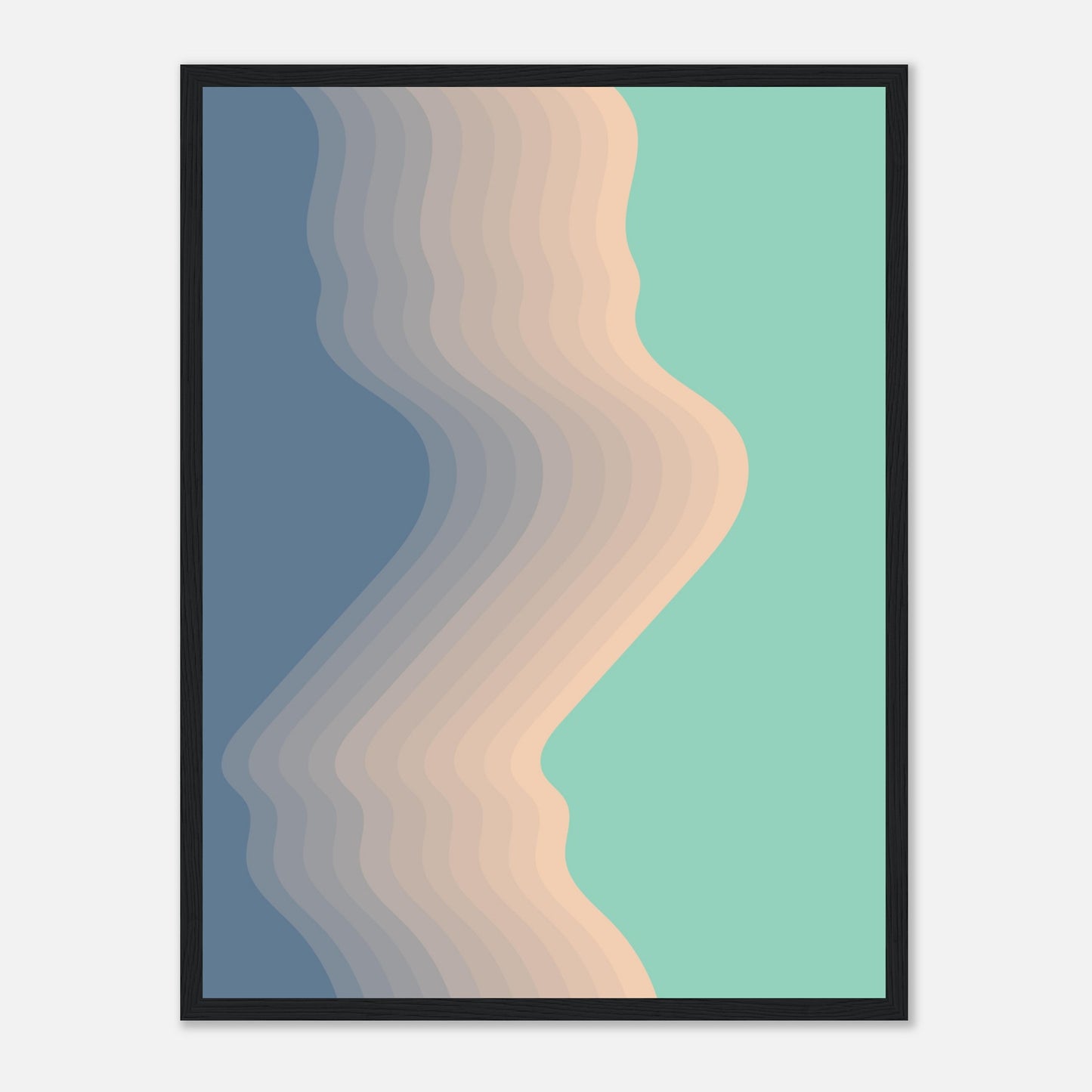 Beach Waves Wall Art Print