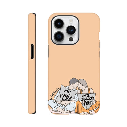 Custom Faceless Portrait Illustration Tough Phone cases