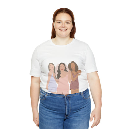 Custom Faceless Portrait Unisex Jersey Short Sleeve Tee