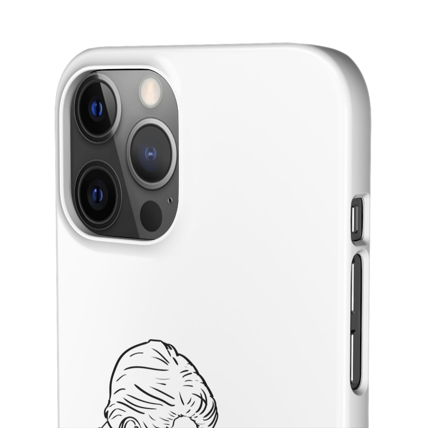 Custom Line Drawing Phone Snap Cases