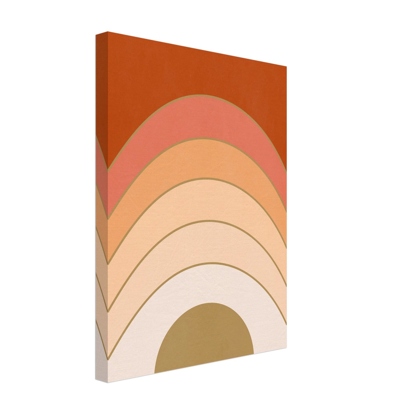 Abstract Gradient Sunrise Wall Art Print