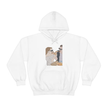 Custom Faceless Portrait Unisex Heavy Blend™ Hooded Sweatshirt