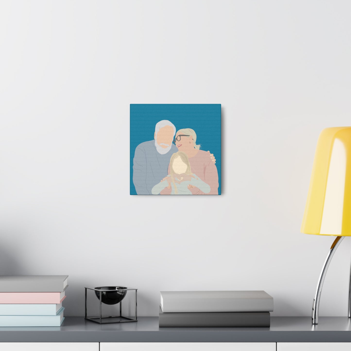 Custom Faceless Portrait from Photo Canvas Gallery Wraps