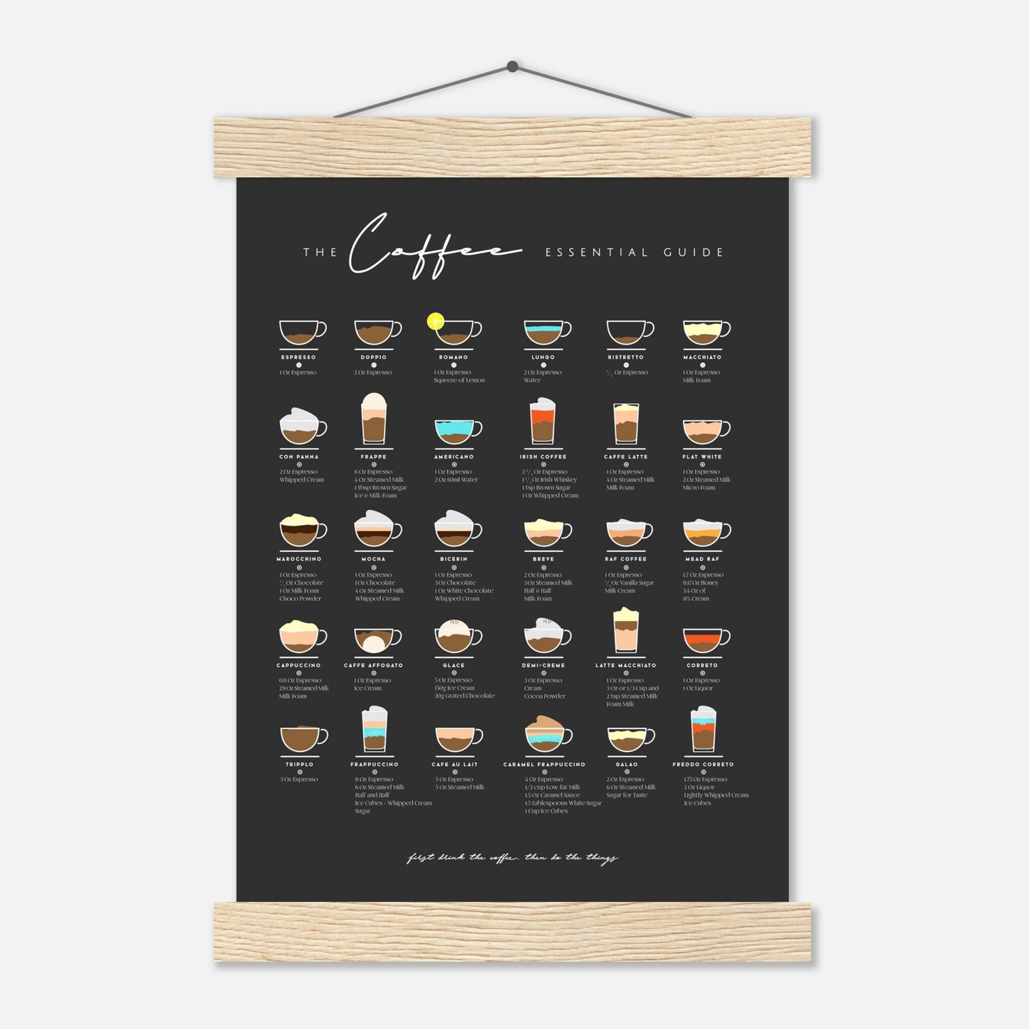 Coffee Lover Gift Bar Wall Art Decor