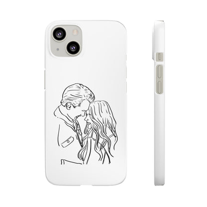 Custom Line Drawing Phone Snap Cases