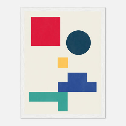 Abstract Geometric Wall Art Print