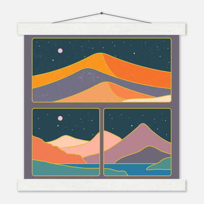 Mid Century Collage Mountains