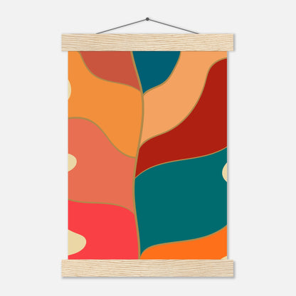 Abstract Monstera Wall Art Print