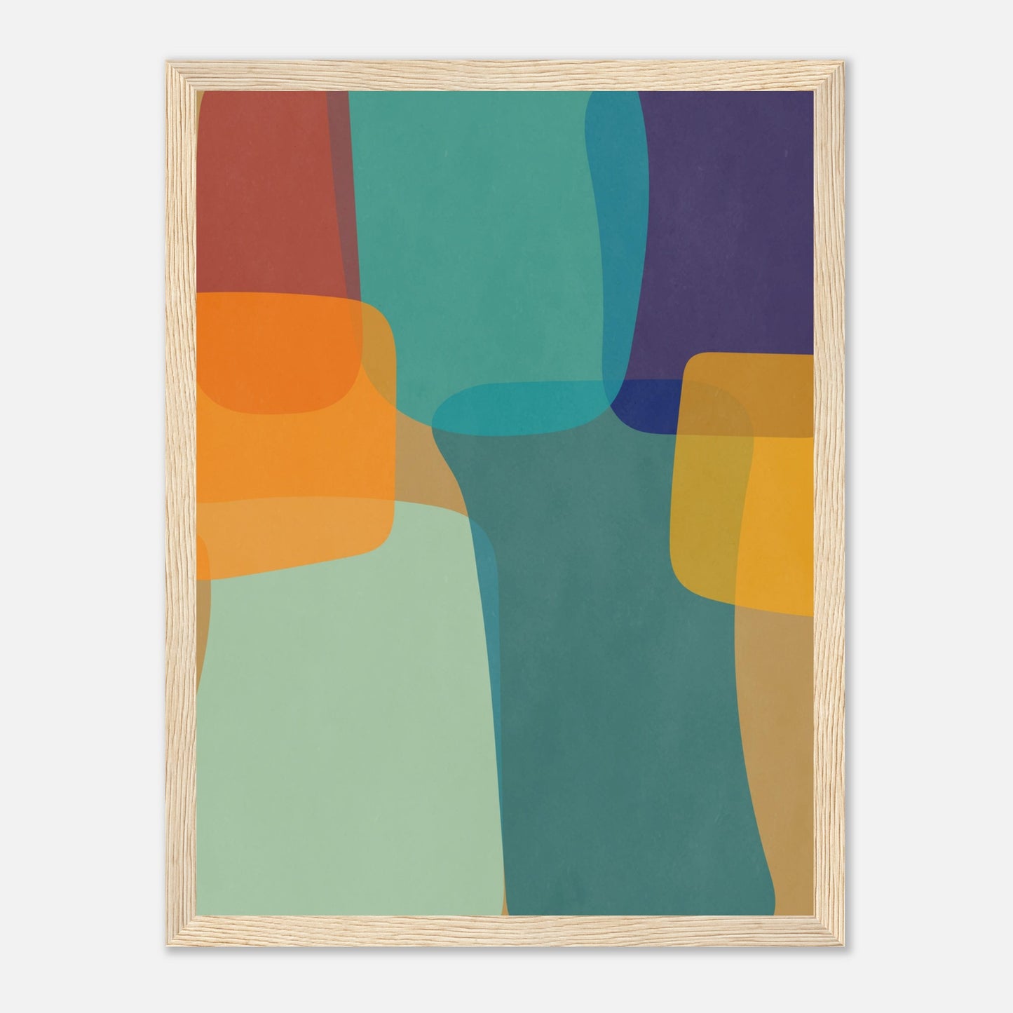 Abstract Color Block Wall art