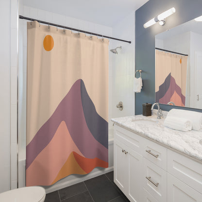 Three Mountains Shower Curtains