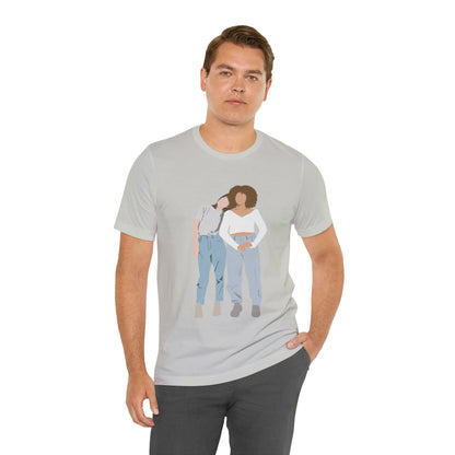 Custom Faceless Portrait Unisex Jersey Short Sleeve Tee