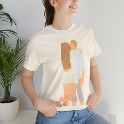 Custom Faceless Portrait Unisex Jersey Short Sleeve Tee