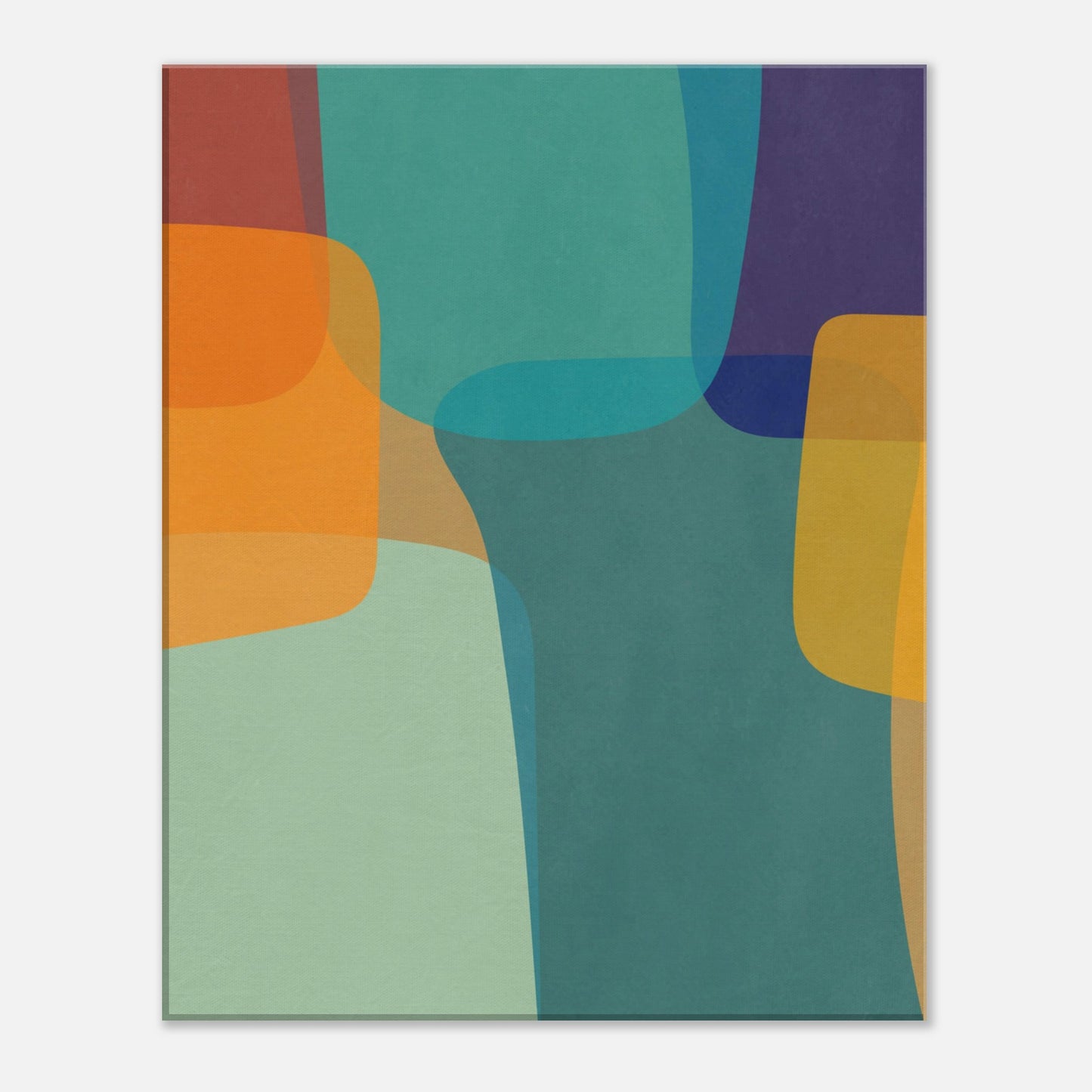 Abstract Color Block Wall art