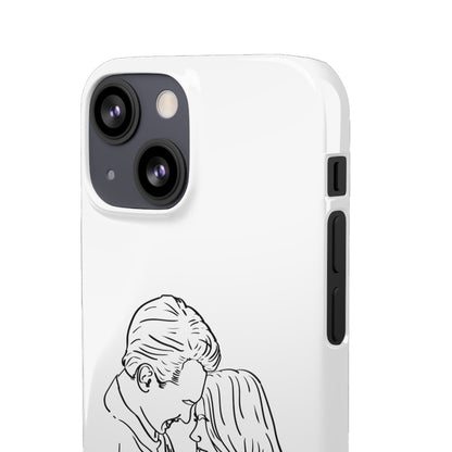 Custom Line Drawing Phone Snap Cases