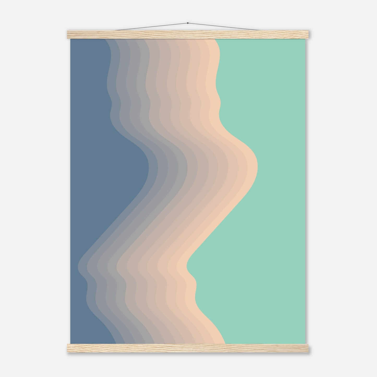 Beach Waves Wall Art Print