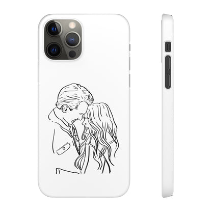 Custom Line Drawing Phone Snap Cases