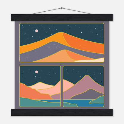 Mid Century Collage Mountains