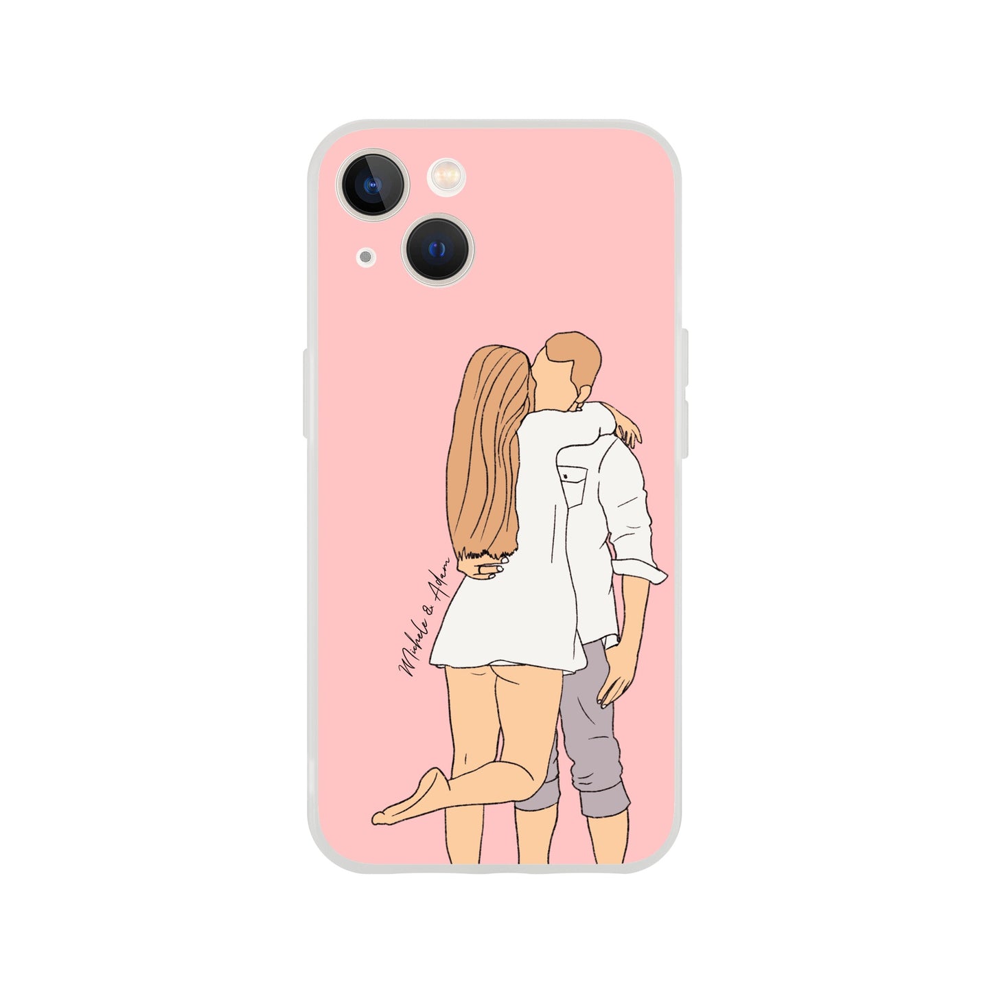 Custom Faceless Portrait Flexi Phone Case