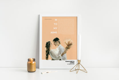 Wedding Song Lyrics with Photo Portrait