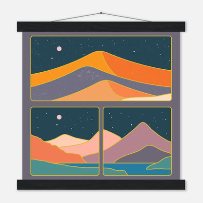 Mid Century Collage Mountains