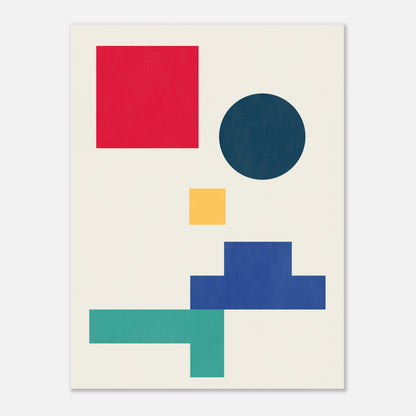 Abstract Geometric Wall Art Print