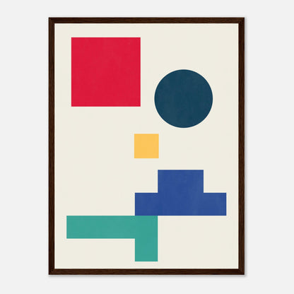 Abstract Geometric Wall Art Print