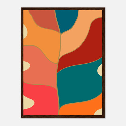 Abstract Monstera Wall Art Print