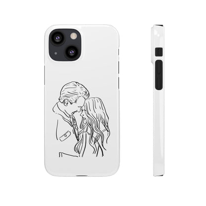 Custom Line Drawing Phone Snap Cases