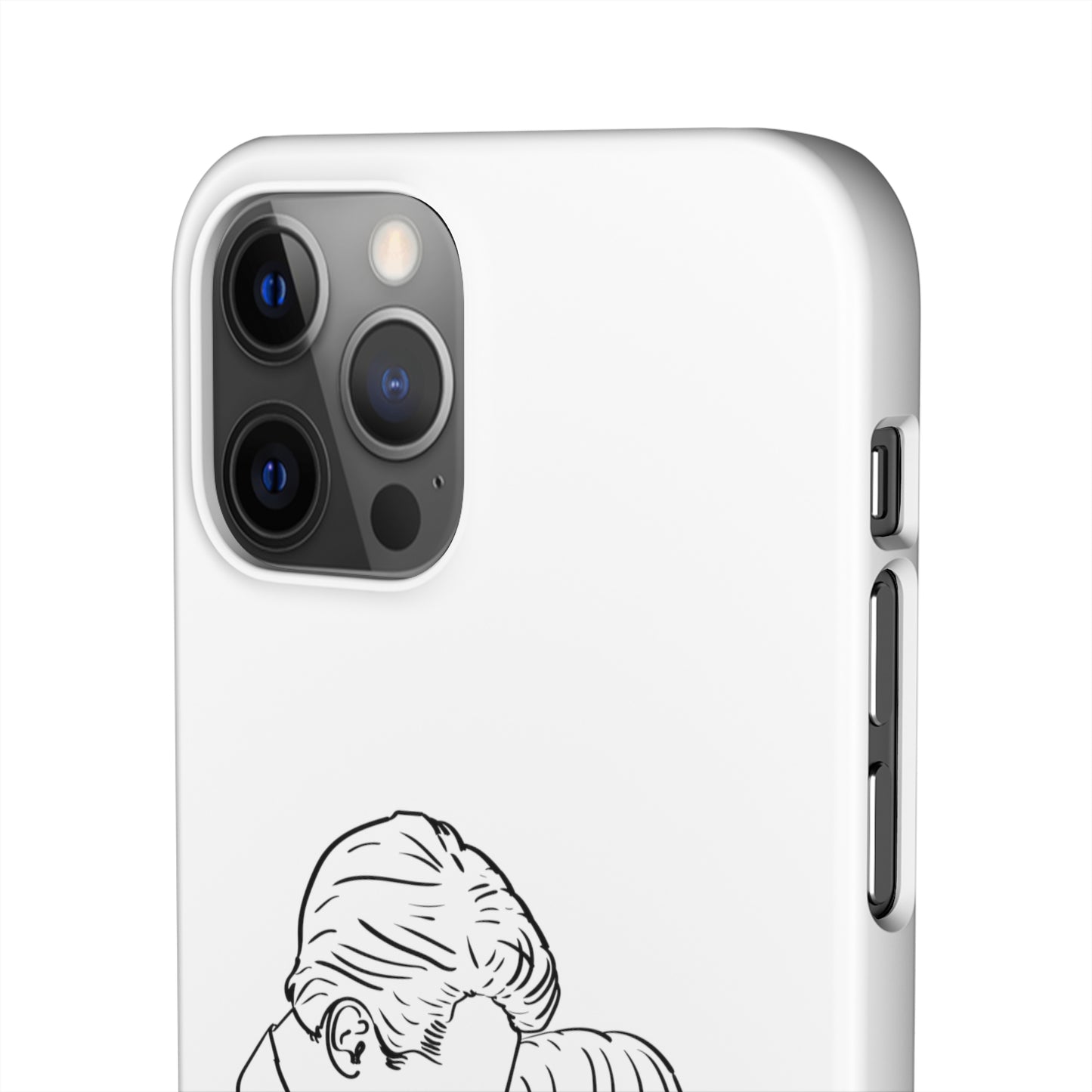 Custom Line Drawing Phone Snap Cases