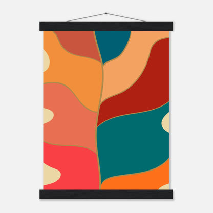 Abstract Monstera Wall Art Print