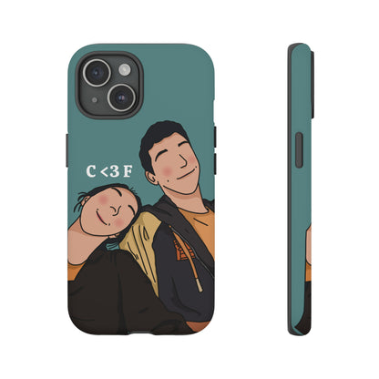 Custom Faceless Portrait Illustration Tough Phone cases